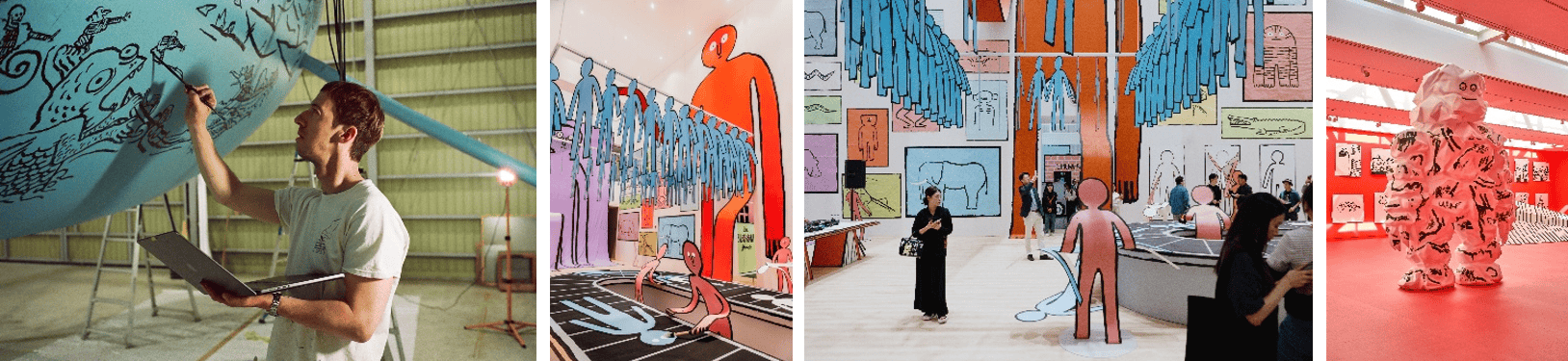 Jean Jullien comes to Kunsthal Rotterdam from 10 July to 7 November 2027 with a colourful exhibition exploring screens, behaviour and everyday life.